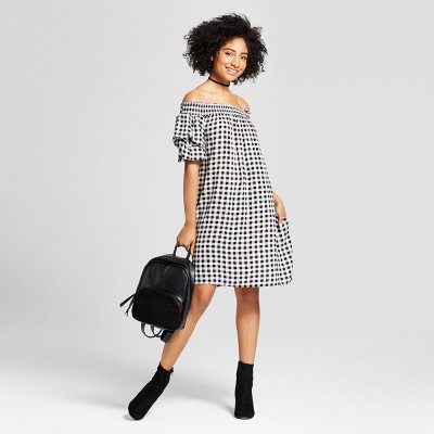 Black White and Off the Shoulder Dresses